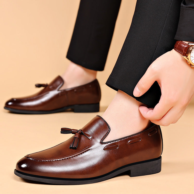 Men's Suit Low Heel Leather Shoes