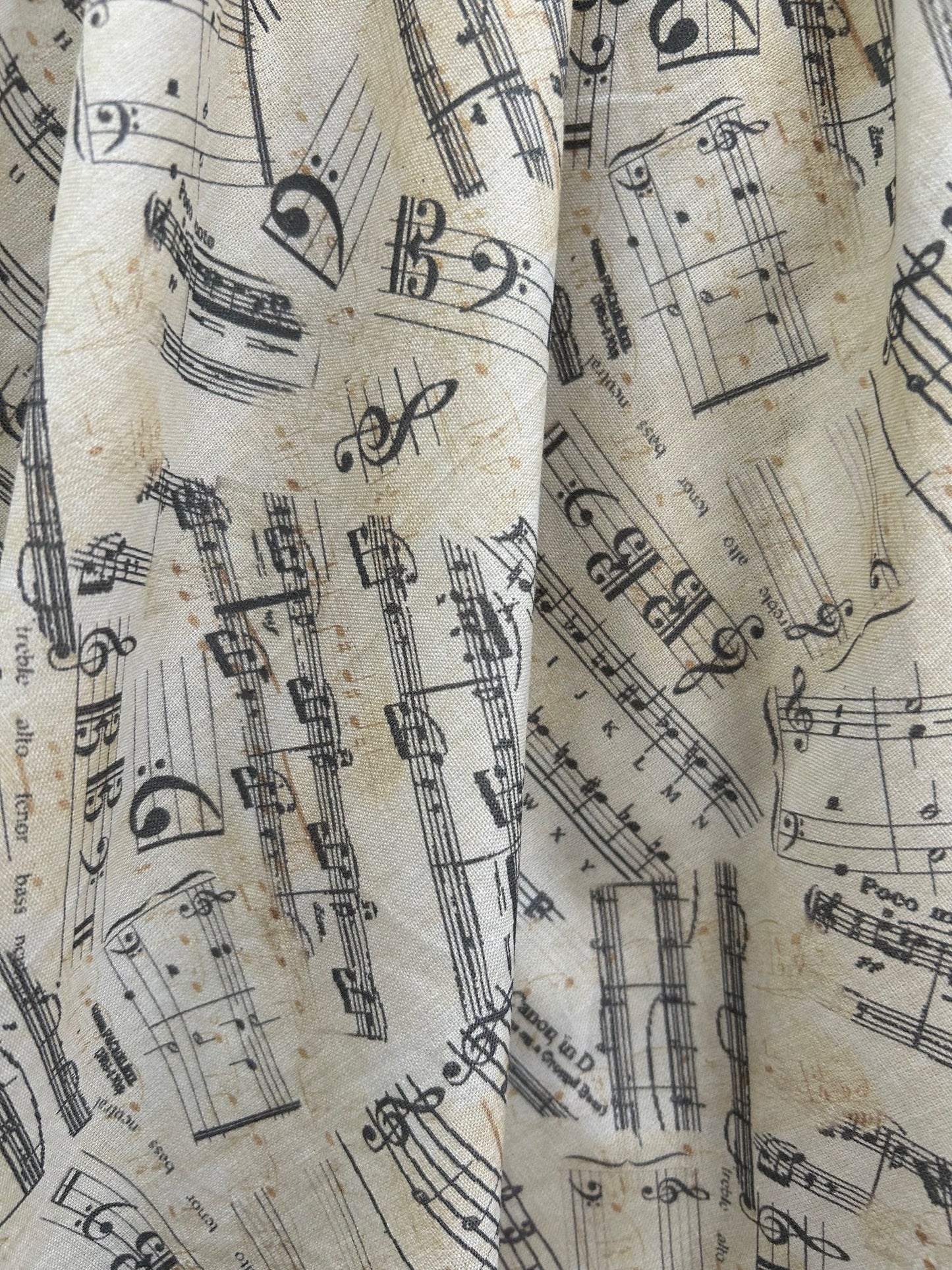 Elizabeth Dress in Music Notes - Small only, 1 left!