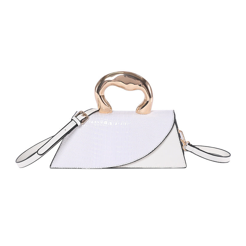 Retro Crocodile Pattern Portable Messenger Bag