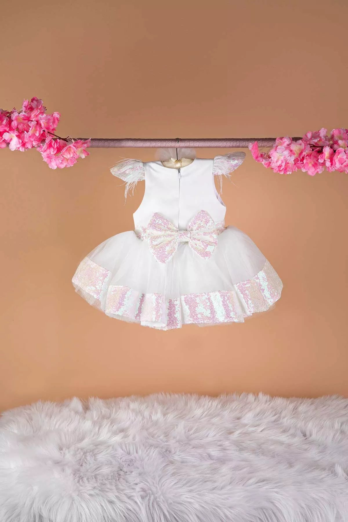 Almira White Baby Dress