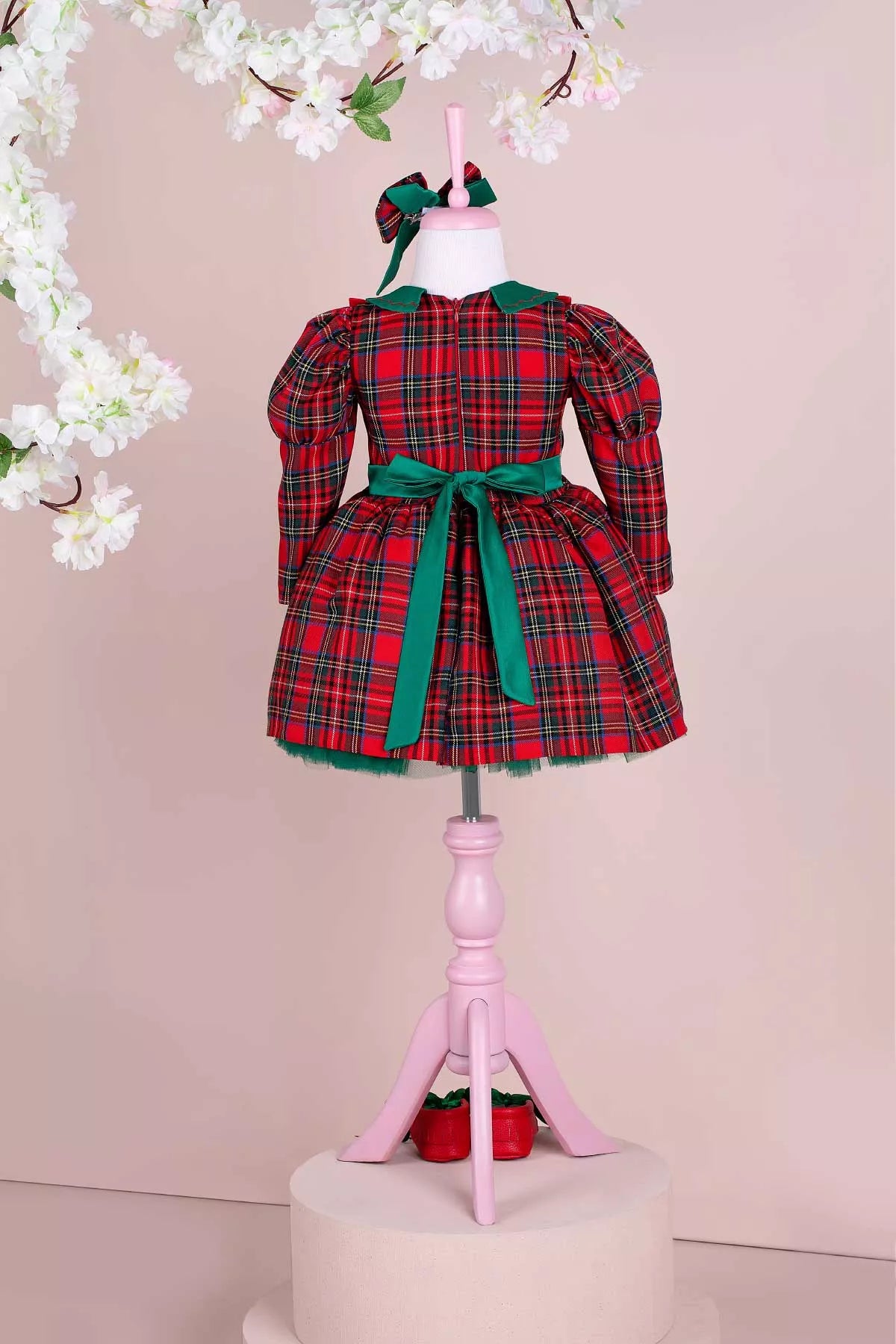 Merry Scottish Christmas Dress Set