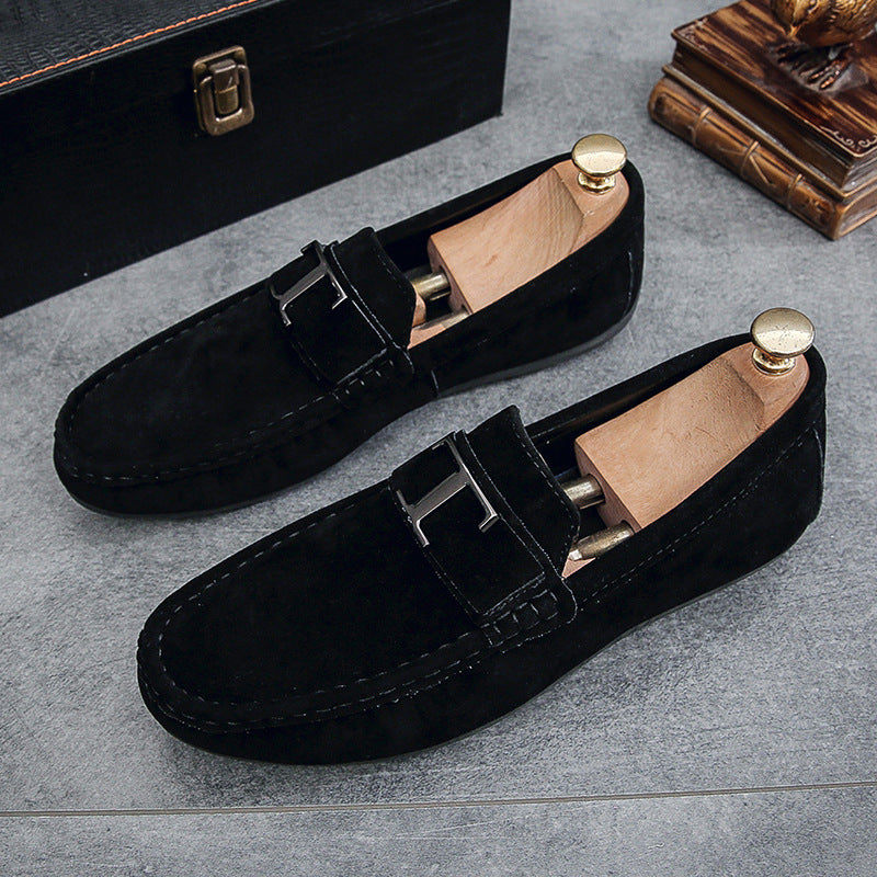 Men's Frosted Suede Casual Leather Shoes