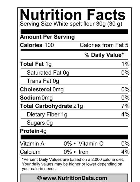 Spelt Flour, White, Organic