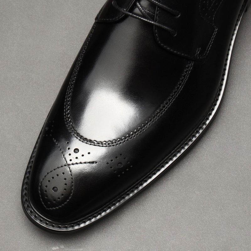 Cowhide Soft Bottom Comfortable And Breathable Shoes