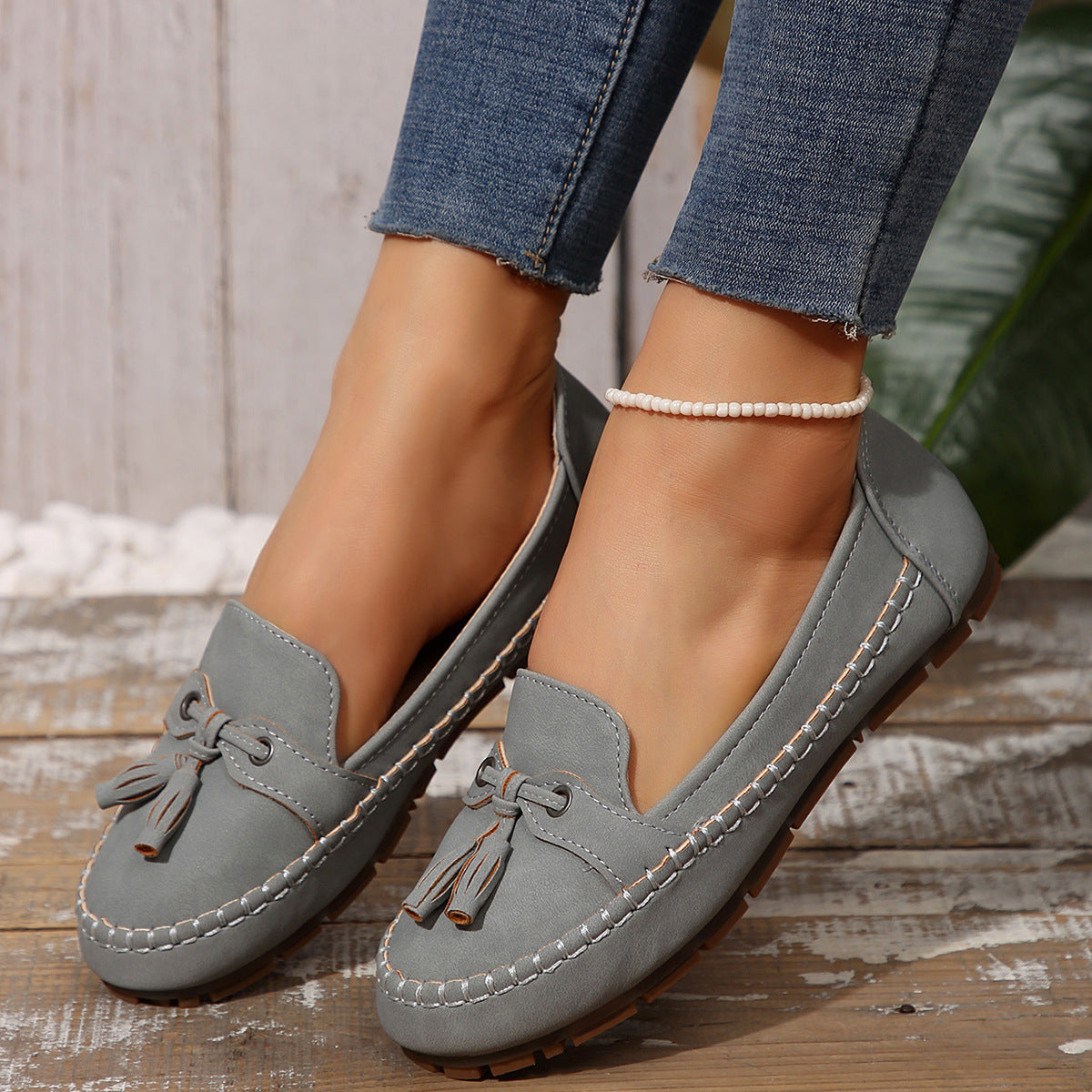 Women's Round Head Loafers