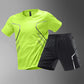 Quick-drying Breathable Short Sleeve Round Neck Active Wear For Men