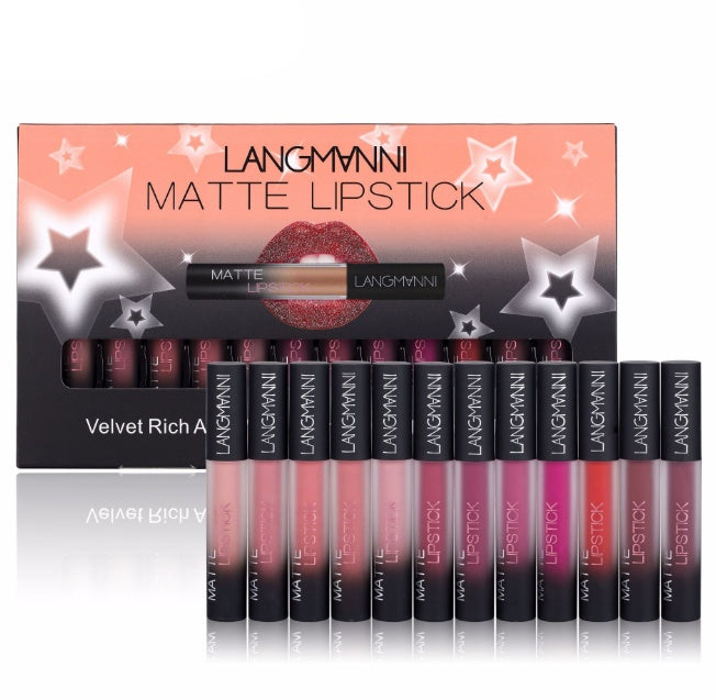 Waterproof Long-lasting Velvet Lipstick Set