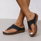 Clip Toe Wedge Sandals