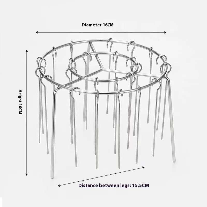 Universal Stainless Steel Vertical Grill Rack