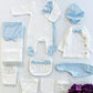 George Newborn Baby Boy Coming Home Outfit Set (10 Pcs)