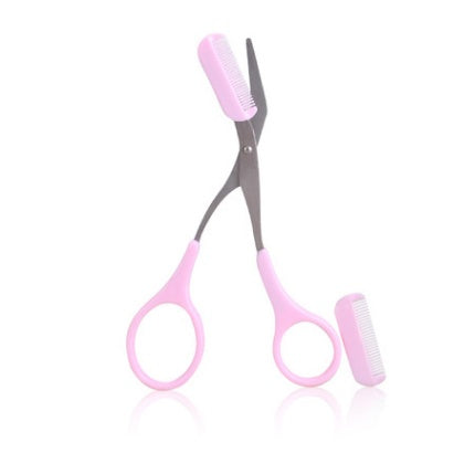 Eyebrow scissors with eyebrow comb