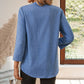 Women's Casual Summer Notch V Neck Blouses