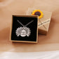 Unisex Sunflower Necklace