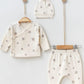 Bud Flower Baby Clothes Set - 3 Pcs