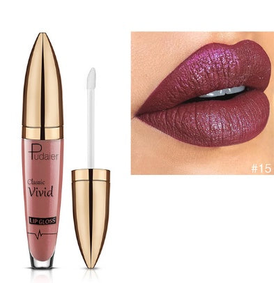 Non-stick cup diamond lip gloss