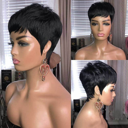 Ladies Fashion Short Straight Hair