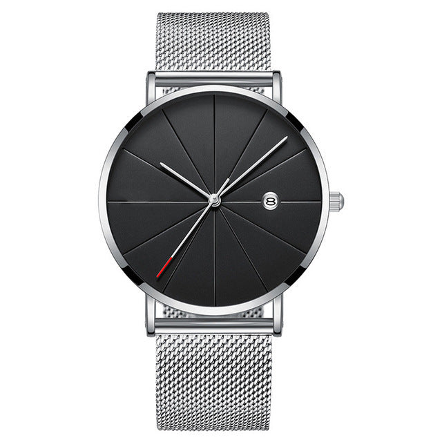 Calendar Thin Mens Watch