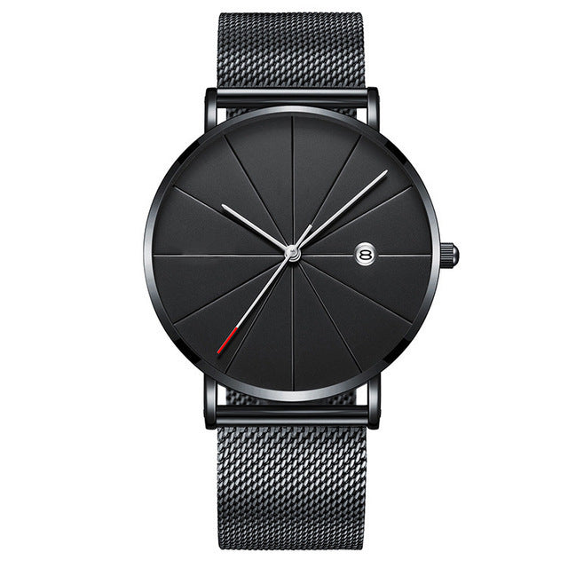 Calendar Thin Mens Watch