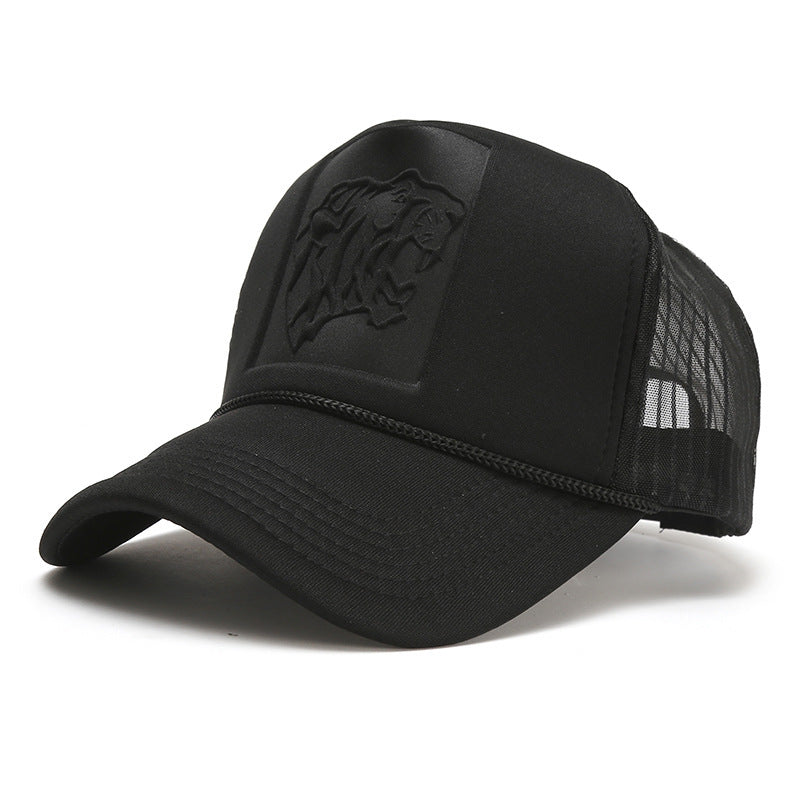 Trendy Brand Solid Color Tall Truck Hat
