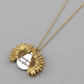 Unisex Sunflower Necklace