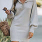 Women's Lantern Sleeve Loose Sweater