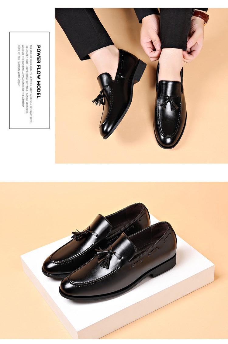 Men's Suit Low Heel Leather Shoes