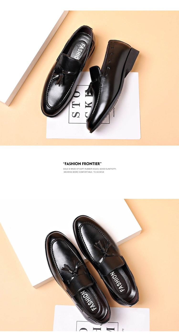 Men's Suit Low Heel Leather Shoes