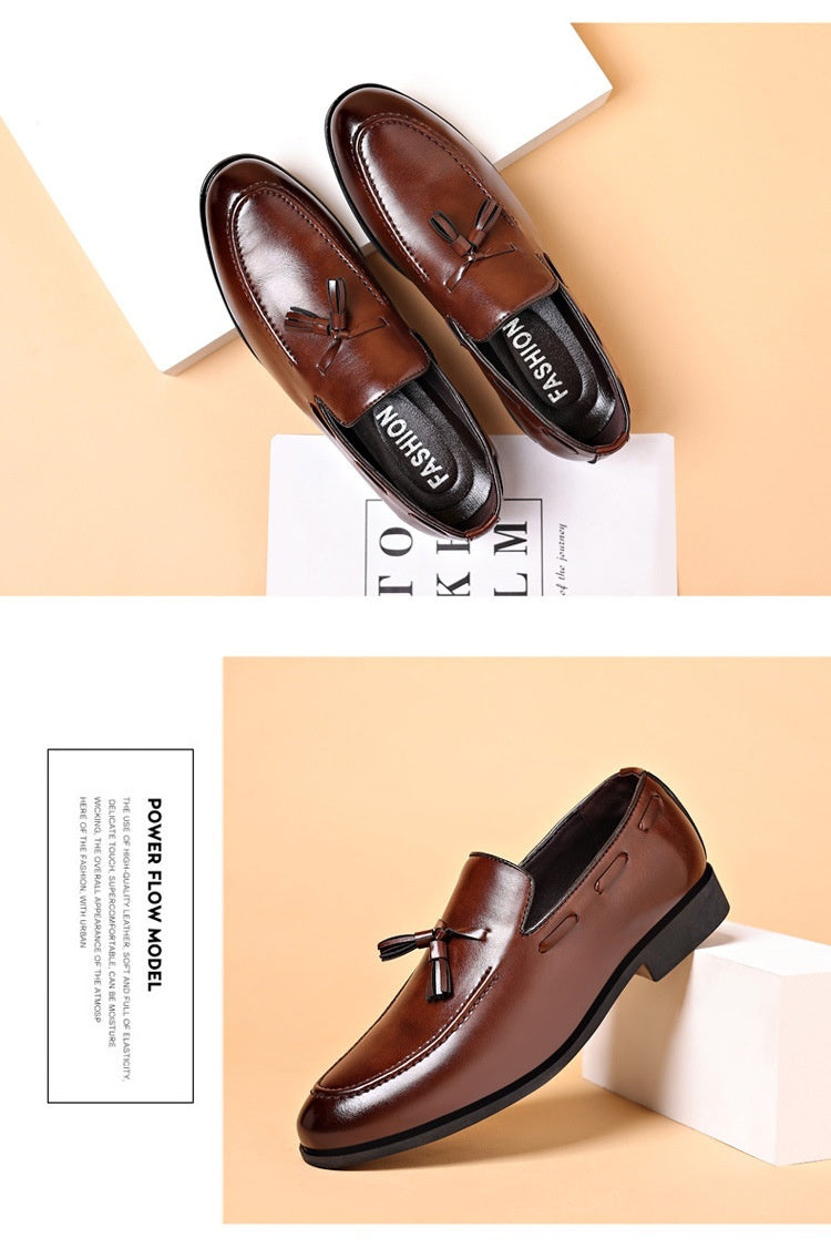 Men's Suit Low Heel Leather Shoes