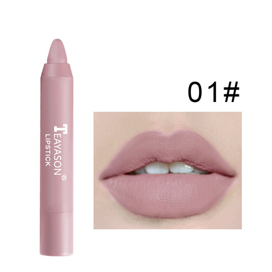 Matte rotating lipstick pen