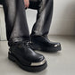 British Style Thick Bottom All-match Casual Leather Shoes