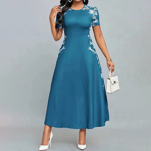 Maxi Elegant Empire Waist Long Dress