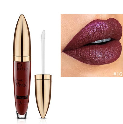 Non-stick cup diamond lip gloss