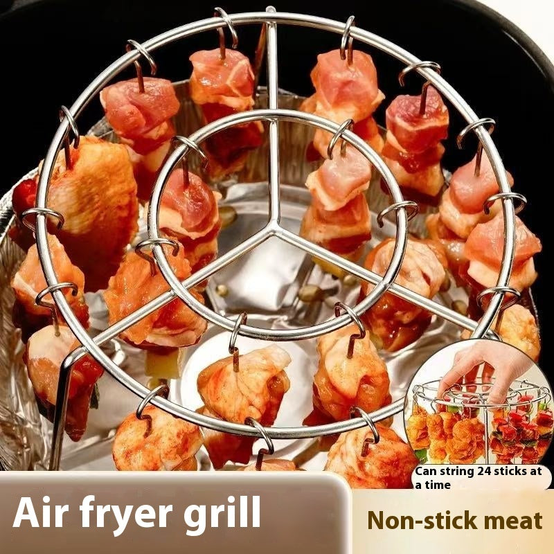 Universal Stainless Steel Vertical Grill Rack