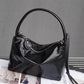 Vintage Patent Leather Glossy Shoulder Underarm Bag