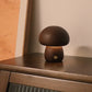 Wooden Cute Mushroom LED Night Light With Touch