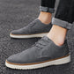 All-match Male Apricot Small Leather Casual Shoes