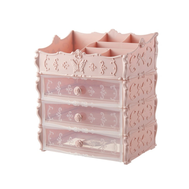 Transparent Makeup Organizer Cosmetic Storage Box