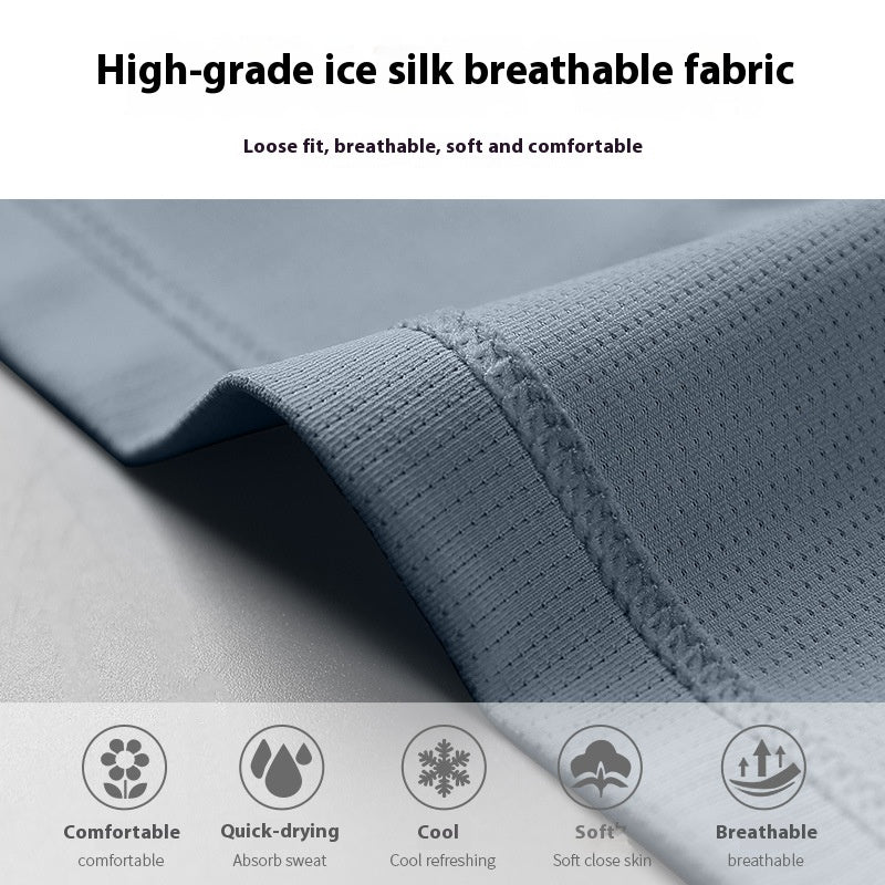 Quick-drying Breathable Short Sleeve Round Neck Active Wear For Men