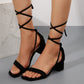 Lace-up Sandals