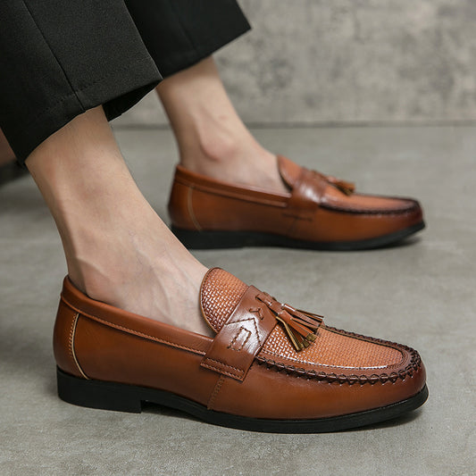 Men's Casual Slip-on Leather Shoes