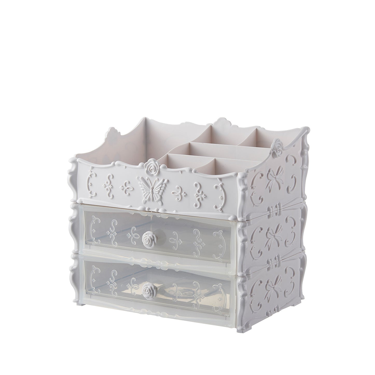 Transparent Makeup Organizer Cosmetic Storage Box