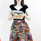 Don't Judge a Book by its Cover A-Line Skirt