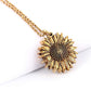 Unisex Sunflower Necklace