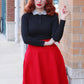 Charlotte Skirt in Red