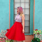 Charlotte Skirt in Red