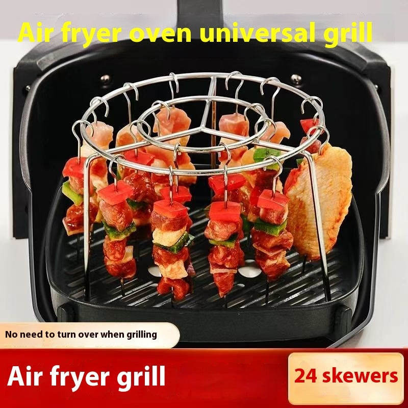 Universal Stainless Steel Vertical Grill Rack
