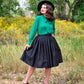 Peggy Swing Skirt in Black