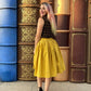 Peggy Swing Skirt in Mustard