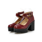 Women's Fashionable Chunky Heel Platform High Shoes