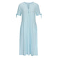 Women's Eyelet V-Neck Maxi Dress